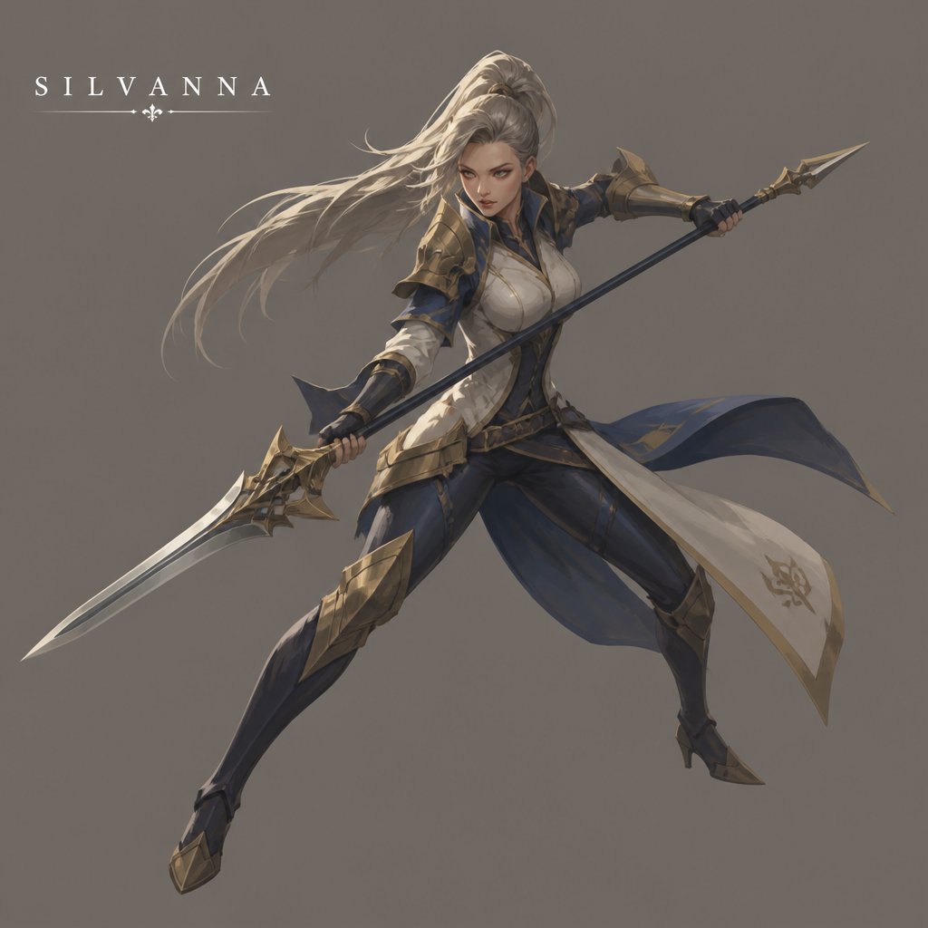 female warrior named silvanna
