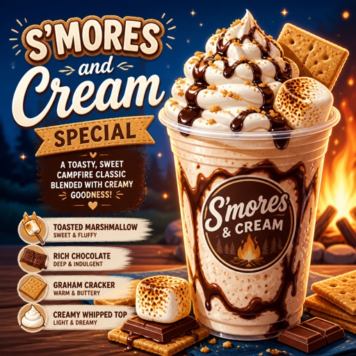 The S'mores and cream special