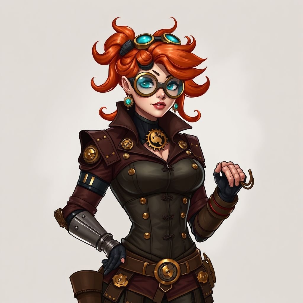 Her name is Metal Moxie. She is edgy, sharp, intelligent. She is fierce, independent and stands for justice and equality and freedom