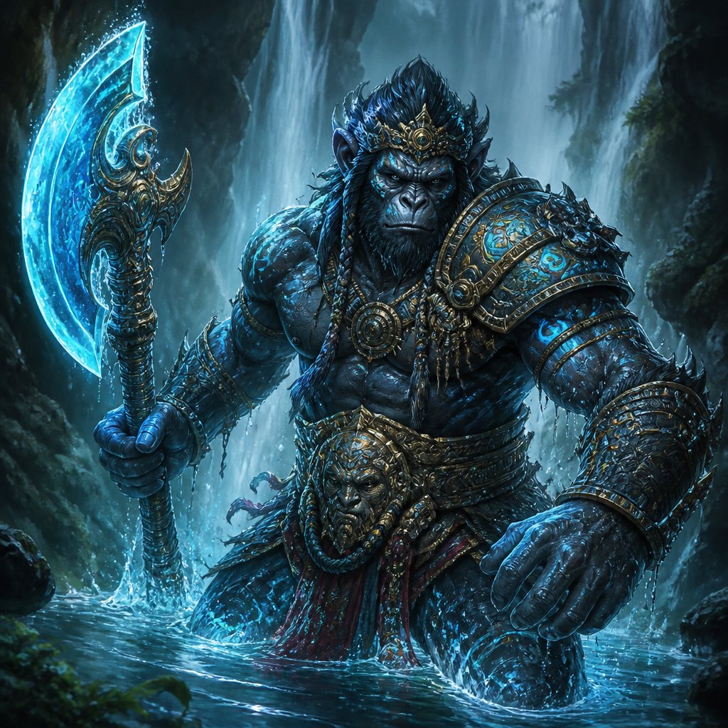D&D water Ape fighter