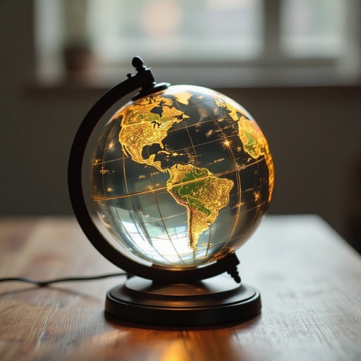 horror glowing globe 