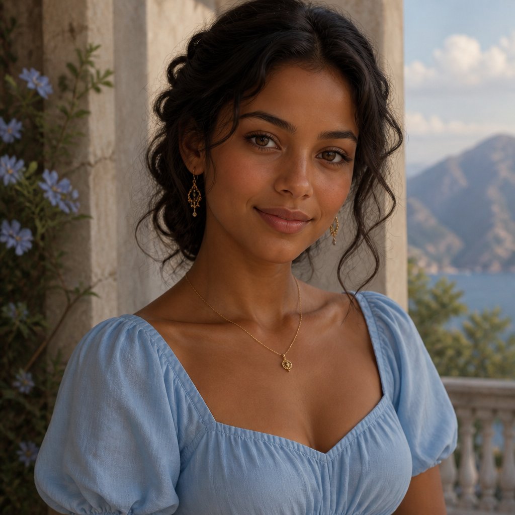 Make a female oc of mine that is mixed
