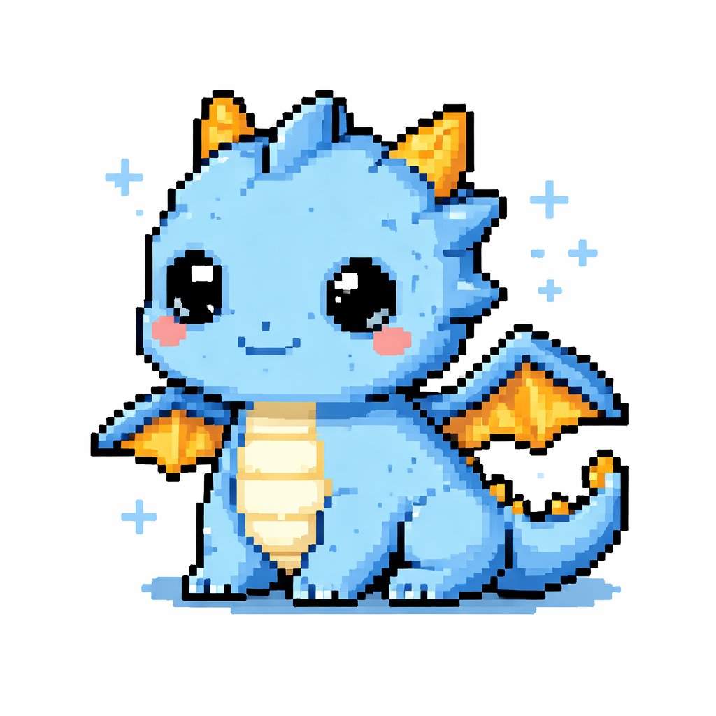 Bleu Baby dragon