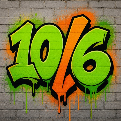 10/6 like on the Mad hatters hat