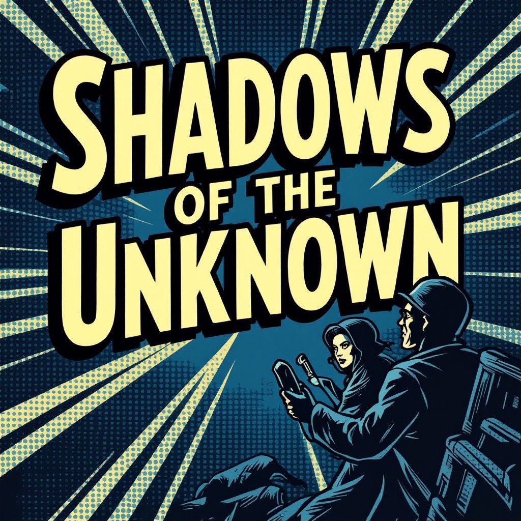 Book front cover title shadows of the unknown 
