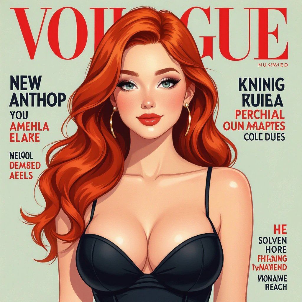 A redhead girl with big boobs and short shorts sitting down 