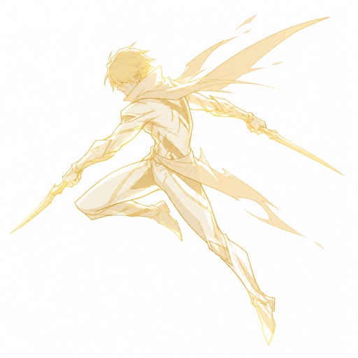 assassin based on light, blonde hair