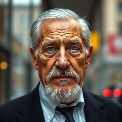 A man in his late seventies dress in black with a goatee