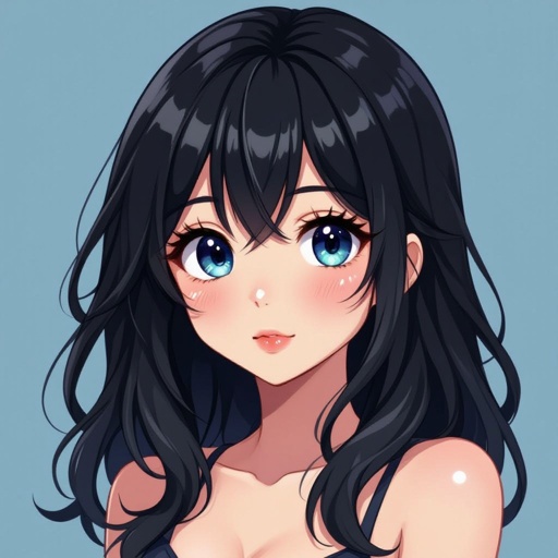Thicc black hair girl