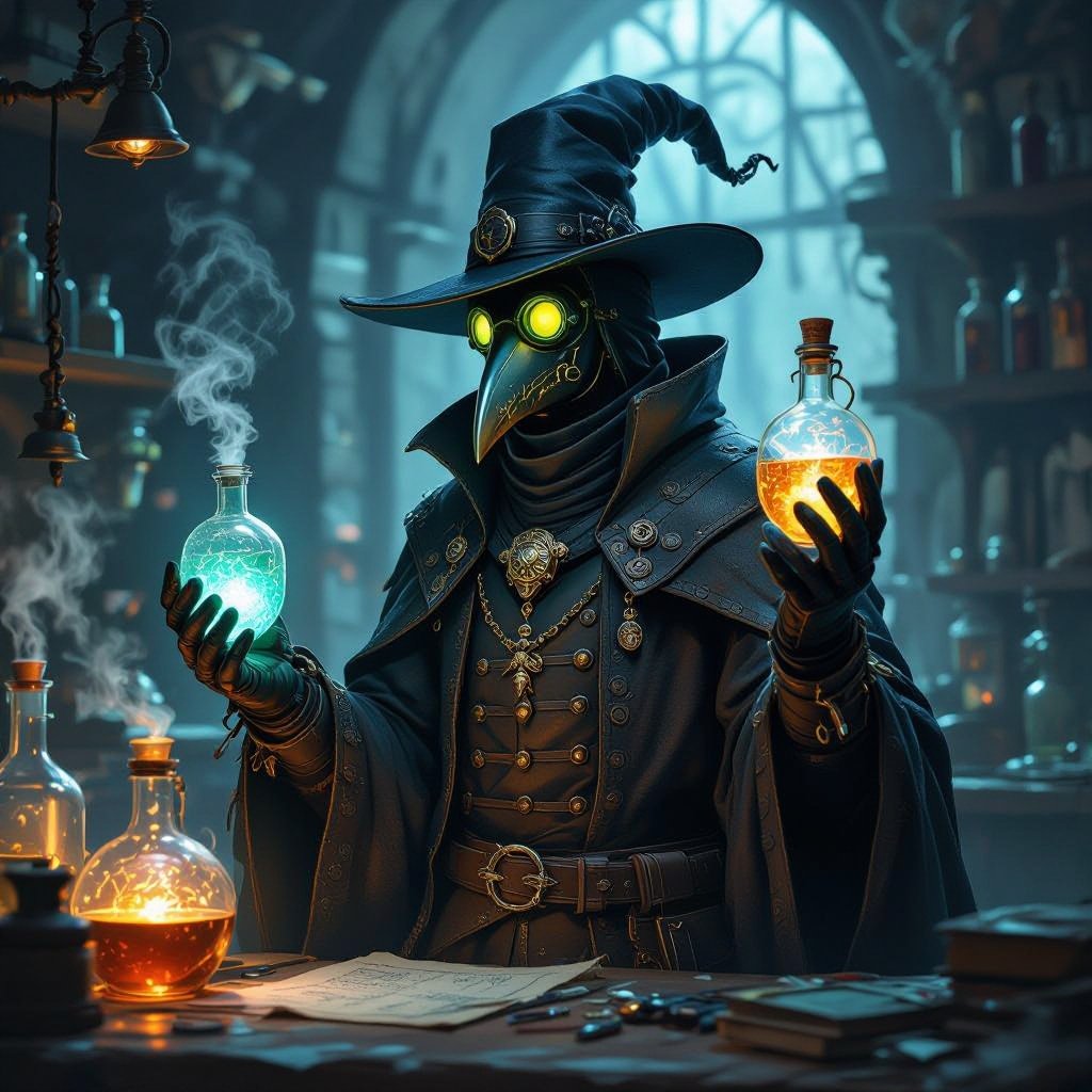 plague doctor artificer alchemist 
