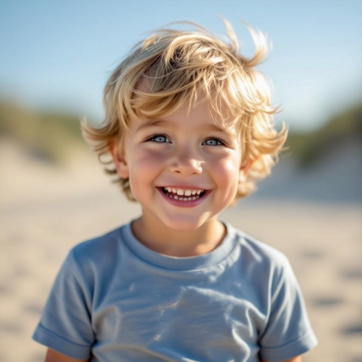 Shirtless little boy 