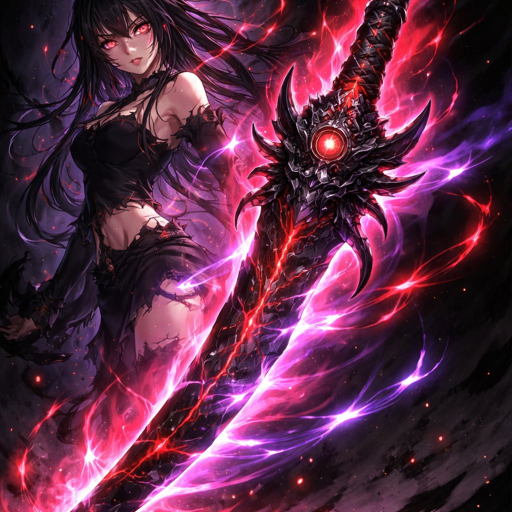 Girl turns into a cursed blade weapon from jujutsu kaisen