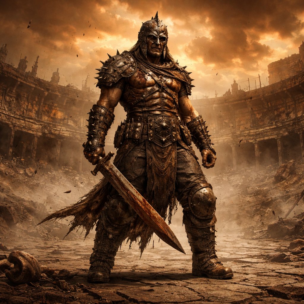 Apocalyptic gladiator