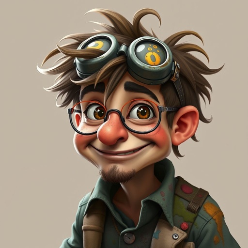Create a adult funny character name mud dud 