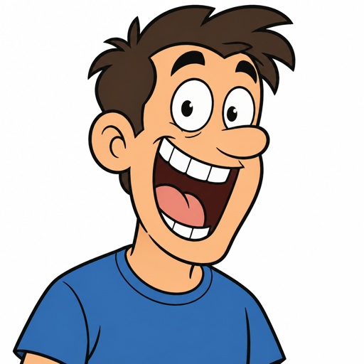  Mouth Wide O Teeth Man