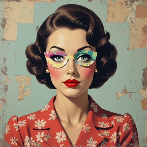 Create a character showing there whole body head to toe, a lady who loves beauty products