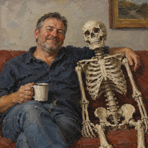 Dad & Skeleton
