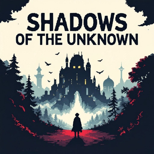 Book front cover title shadows of the unknown