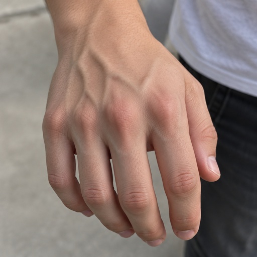 Metacarpal Knuckles Hand Teen Boy 
