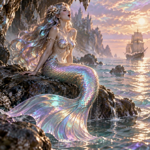 The Siren's Call (Mythological creatures whose beautiful, sweet singing lured sailors to wreck on hidden rocks.)