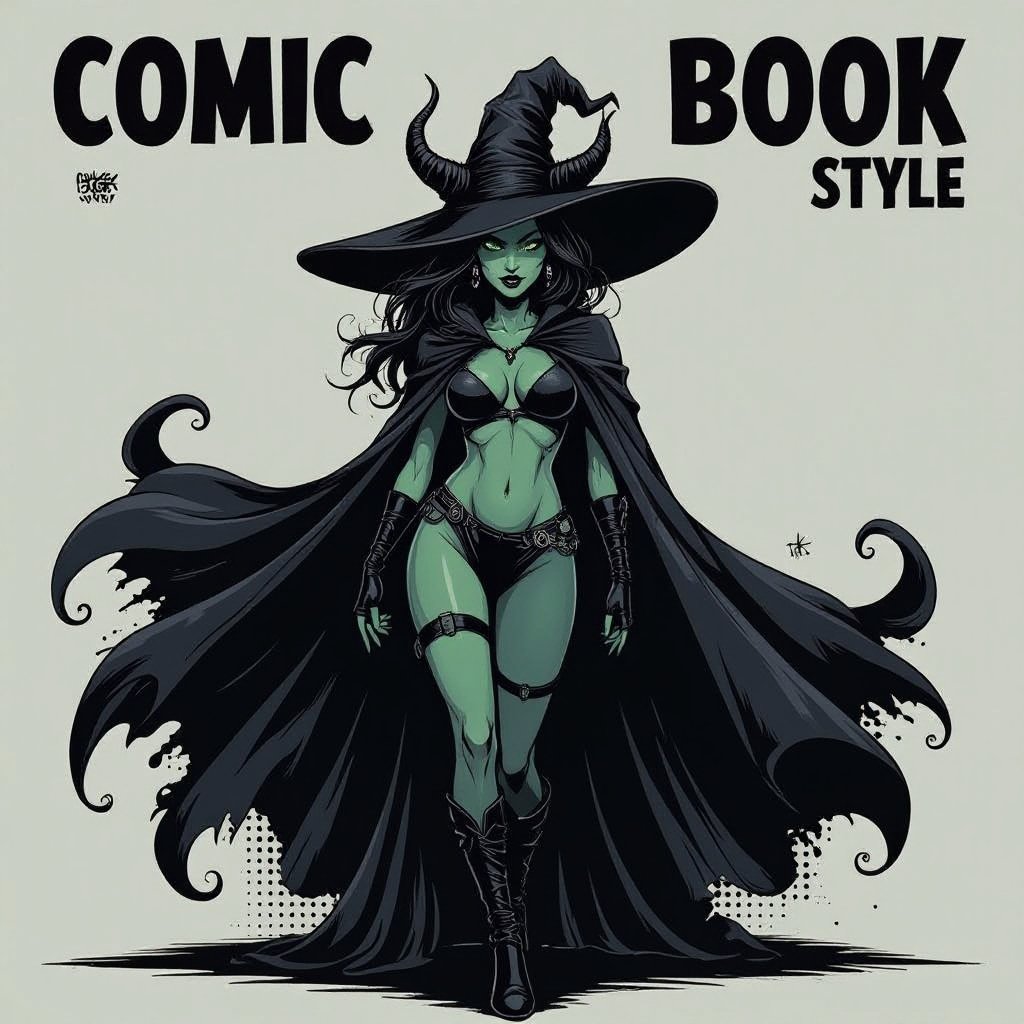 sexy shadow demon witch gypsy slate grey skin large black billowing cloak that emits darkness and shadow. Two piece. Witches Hat. Demon horns