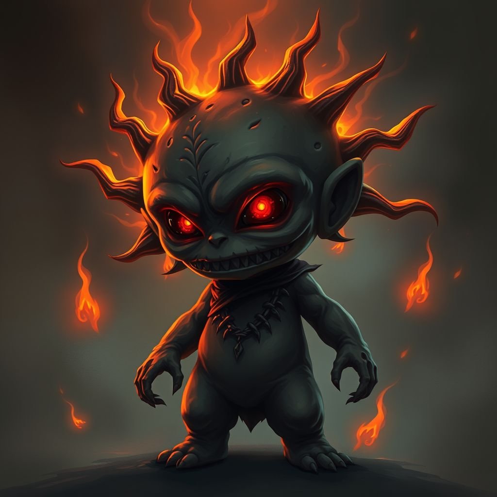 Evil teletubby sun baby