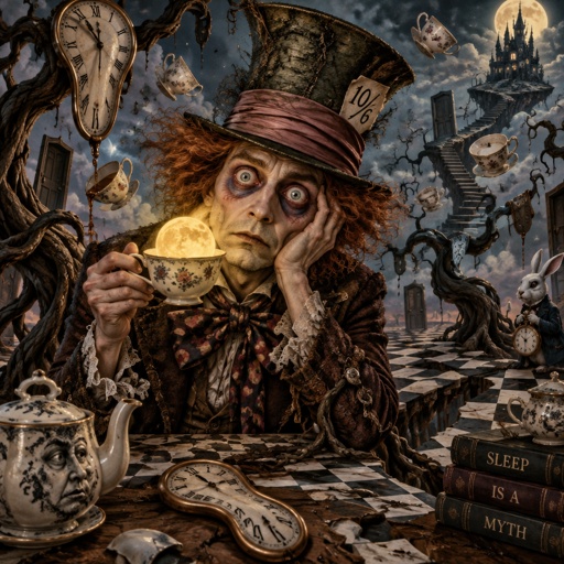 Mad hatter with Insomnia