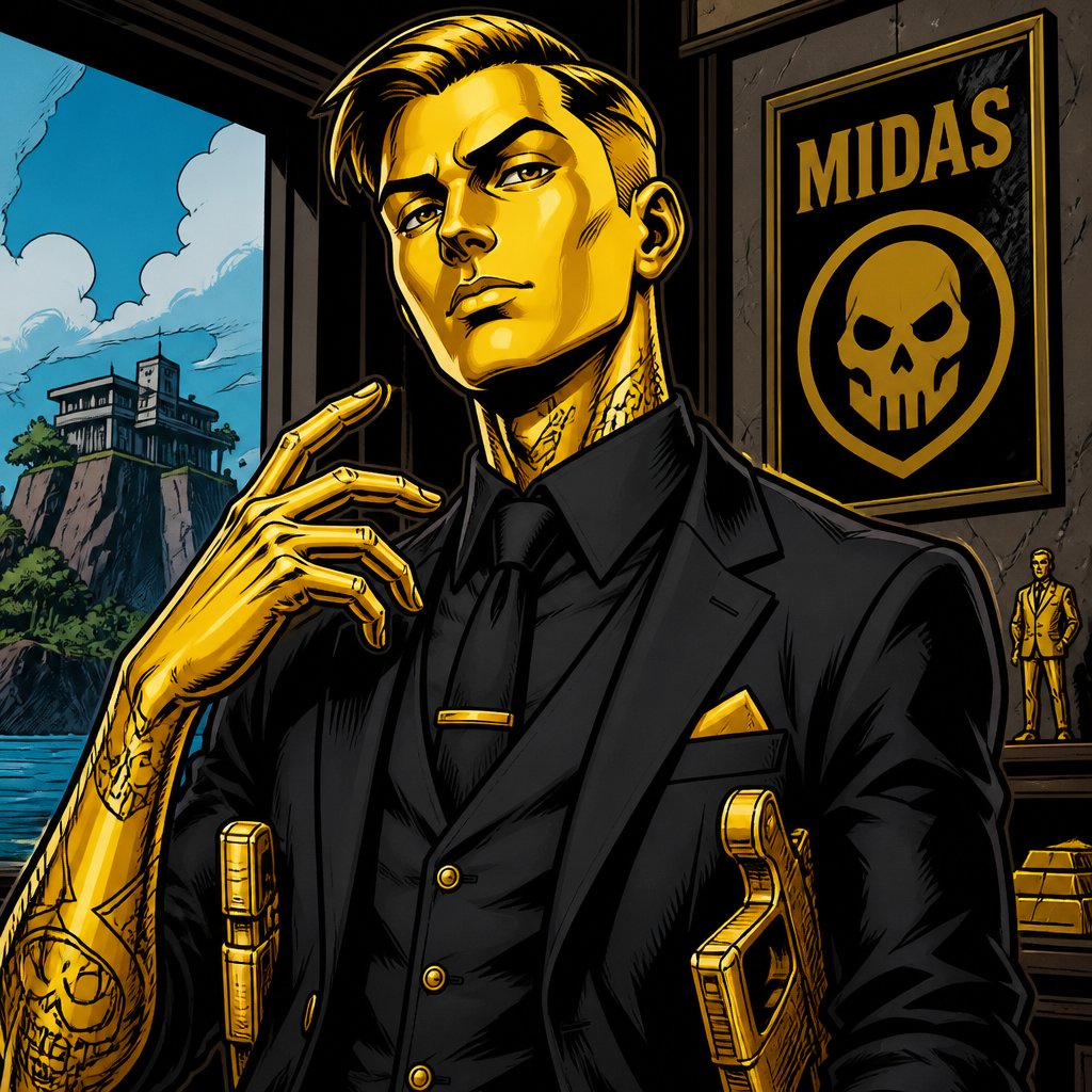 Midas from Fortnite