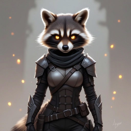Raccoon rogue female