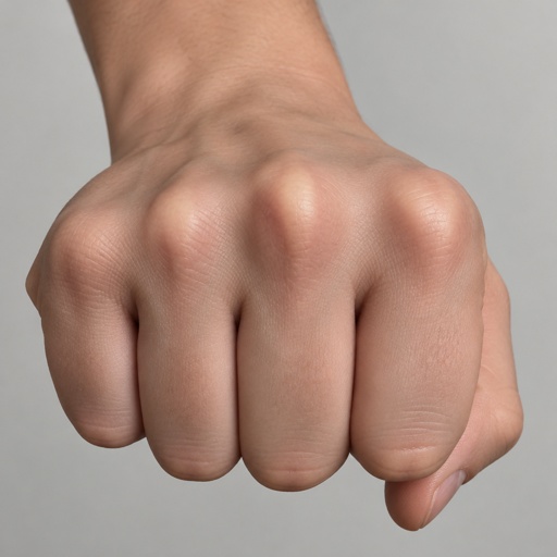  Fist Metacarpal Knuckles Hand Teen Boy 