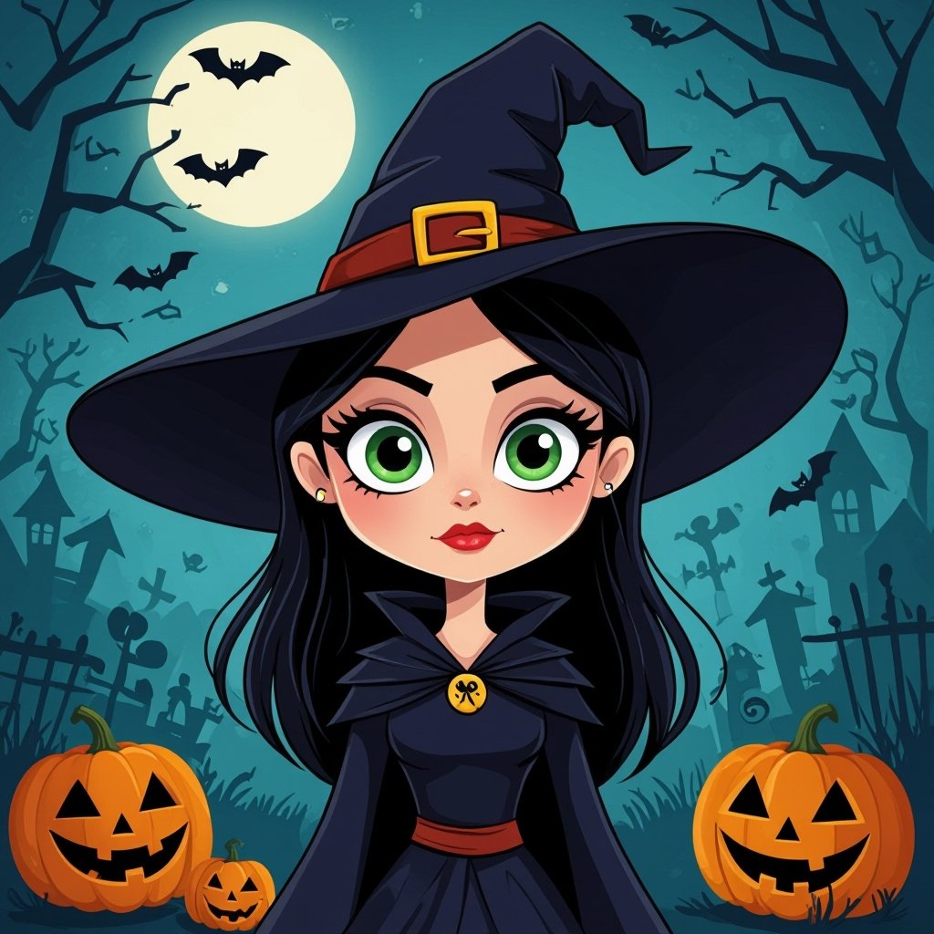 A evil female witch 