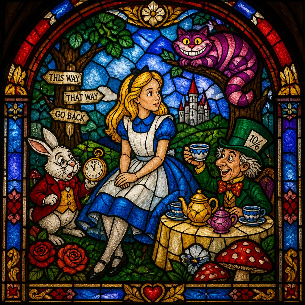 The Whimsical Engraving (Classic Wonderland) The Aesthetic: This draws directly from the 19th-century original Alice illustrations (like John Tenniel’s woodcuts). It is detailed, narrative, and highly traditional, perfect for a high-end, artisan blend.