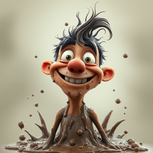 Create a adult funny character name mud dud 
