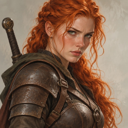 Fiery ginger fighter