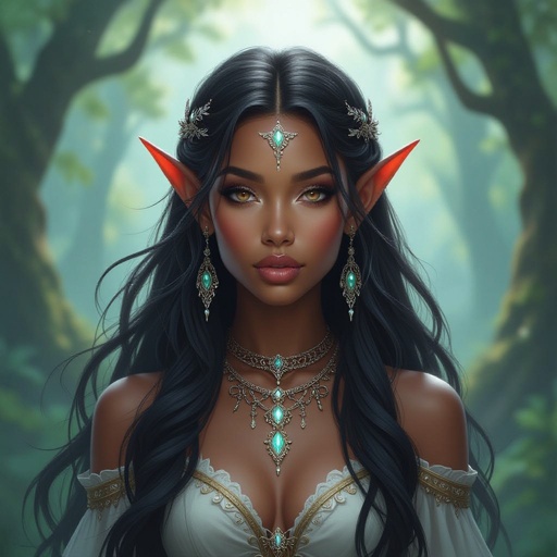 black women with elf ears