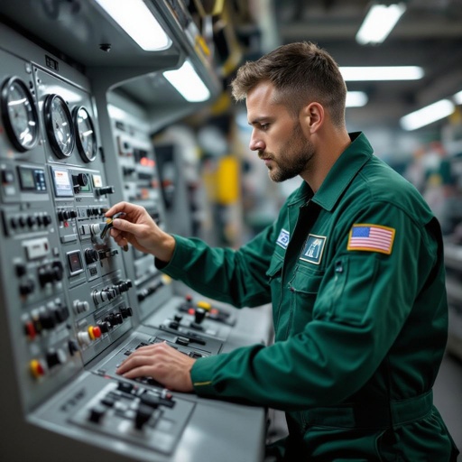 Man in green jumpsuit controlling the weather 