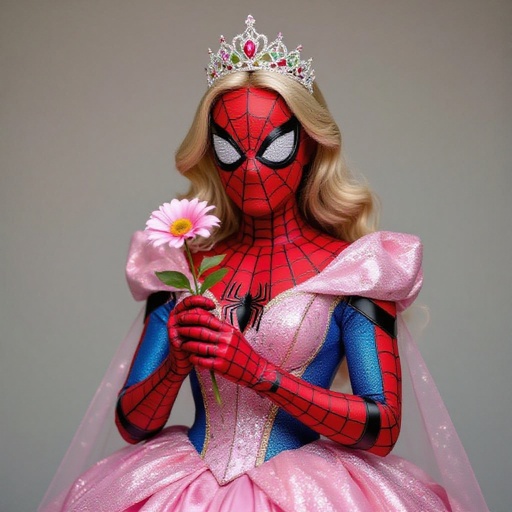 Spider man as a princess 
