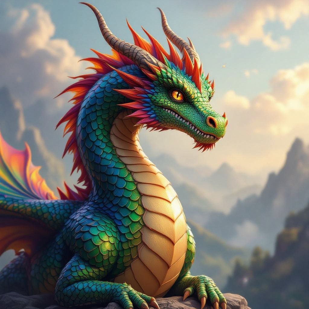 Rainbow dragon