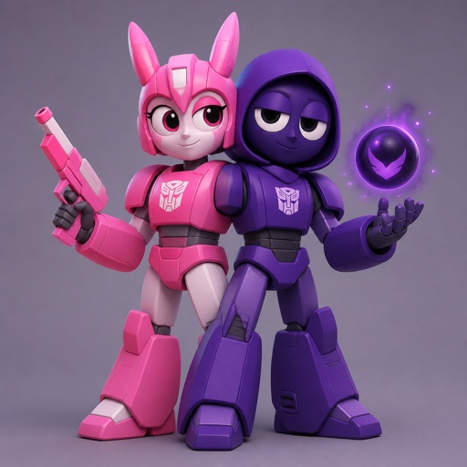 Pinki from Sprunki as Elita One merging with Jevin from Sprunki