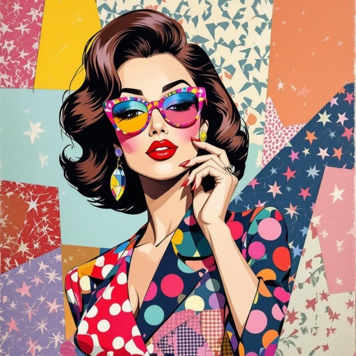 Create a character showing there whole body head to toe, a lady who will has attitude but is funny looking and loves lipgloss 