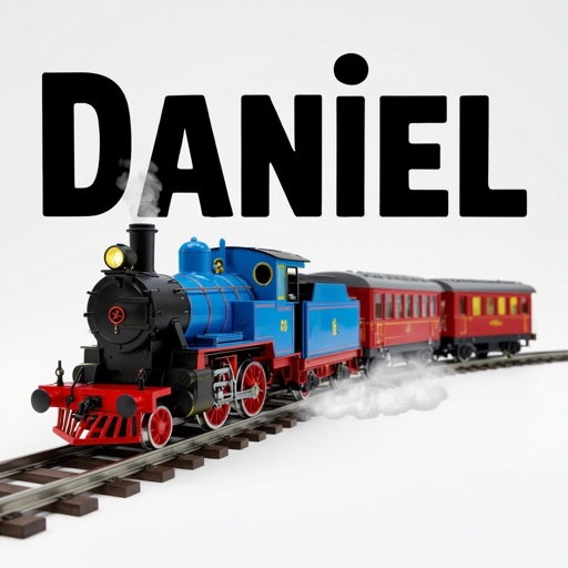 Name Daniel with a train