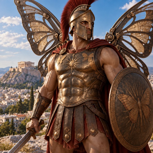 a man dressed as a roman soldier with a sword and shield