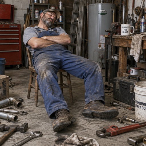 Plumber Sleeping 