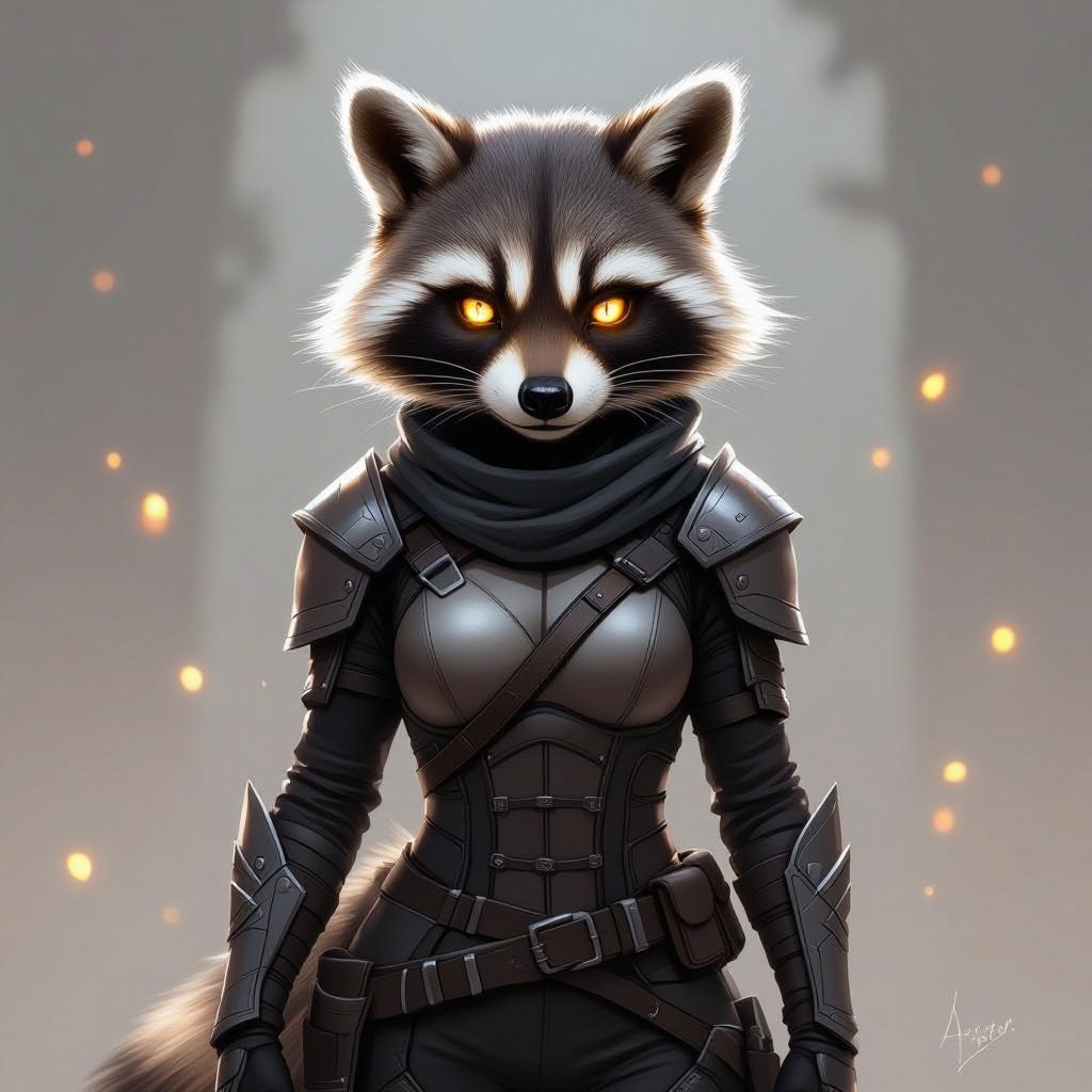 Raccoon rogue female