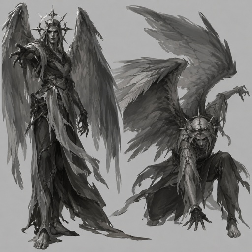 position swapping grey scary guardian angel