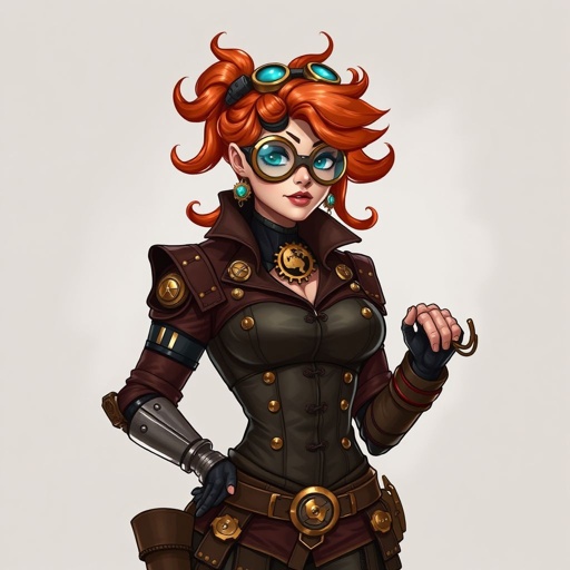Her name is Metal Moxie. She is edgy, sharp, intelligent. She is fierce, independent and stands for justice and equality and freedom