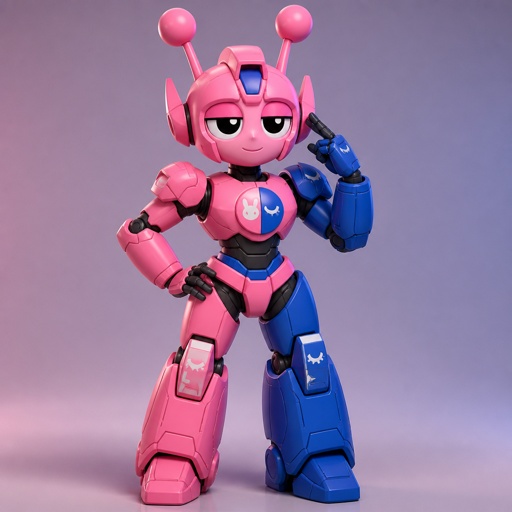 Pinki from Sprunki as Elita One merging with Jevin from Sprunki