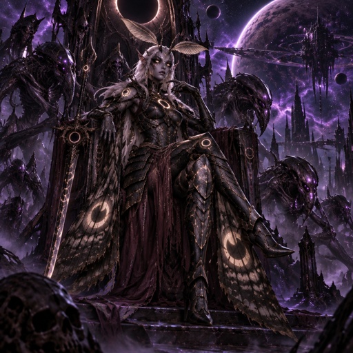a man sitting on top of a giant chair