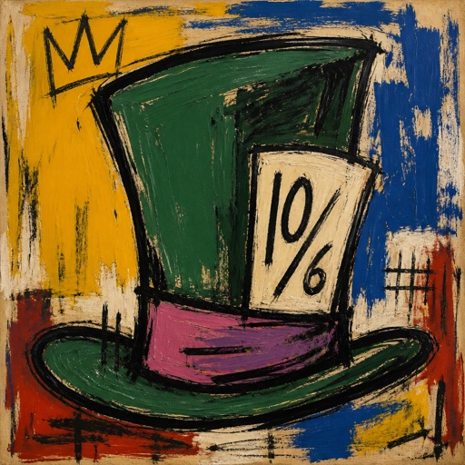 10/6 like on the Mad hatters hat