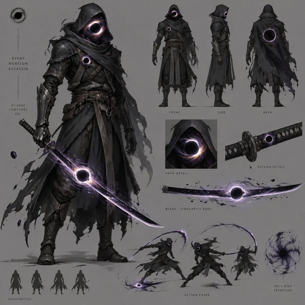 black hole assassin, black hole katana